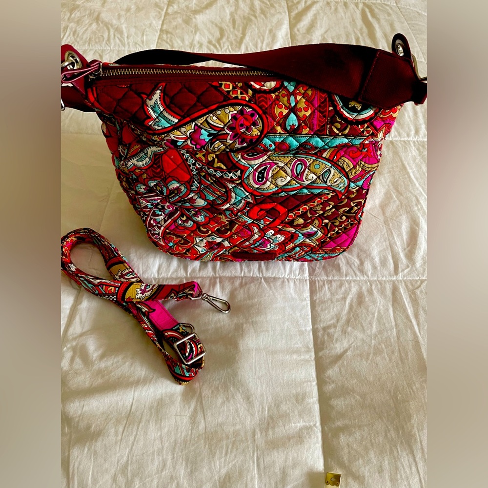 Vera Bradley Large Carson shoulder/cross body bag